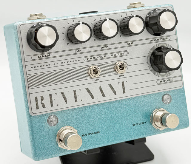 REVENANT Preamp-Boost V1.2 -Teal Sparkle with Silver face plate- (Limited)