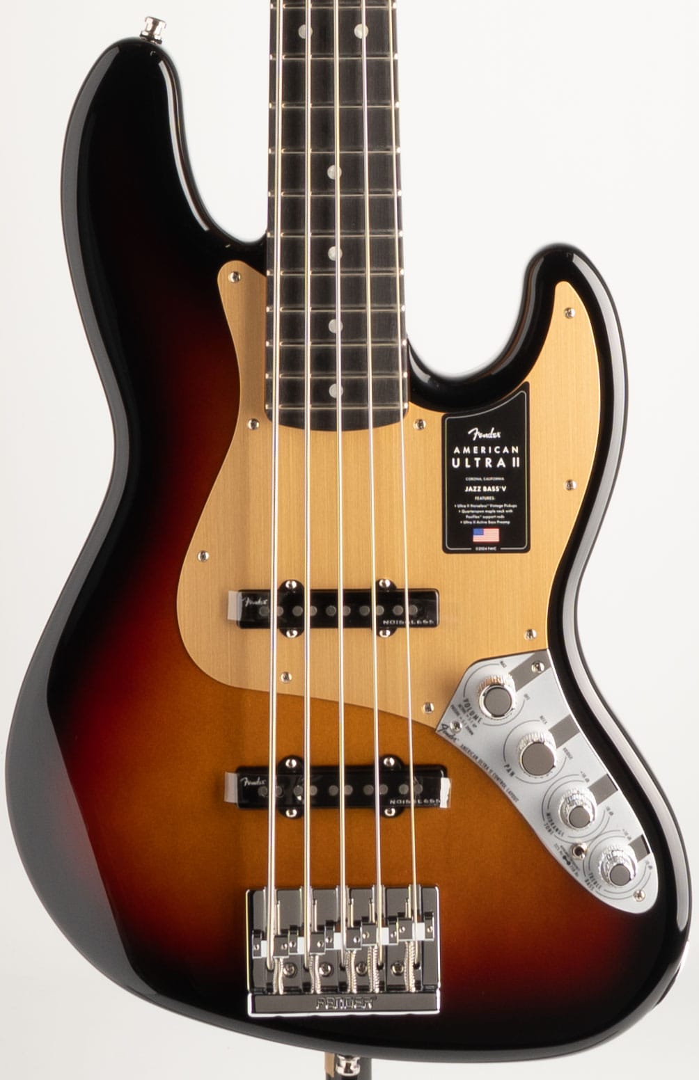American Ultra II Jazz Bass V (Ultra Burst)