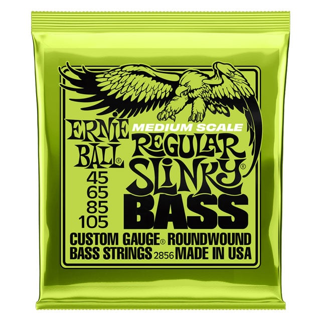 REGULAR SLINKY NICKEL WOUND MEDIUM SCALE BASS [45-105]