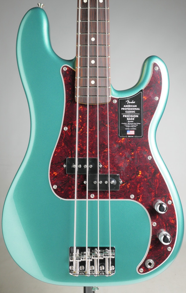 American Professional Classic Precision Bass Faded Sherwood Green Metallic