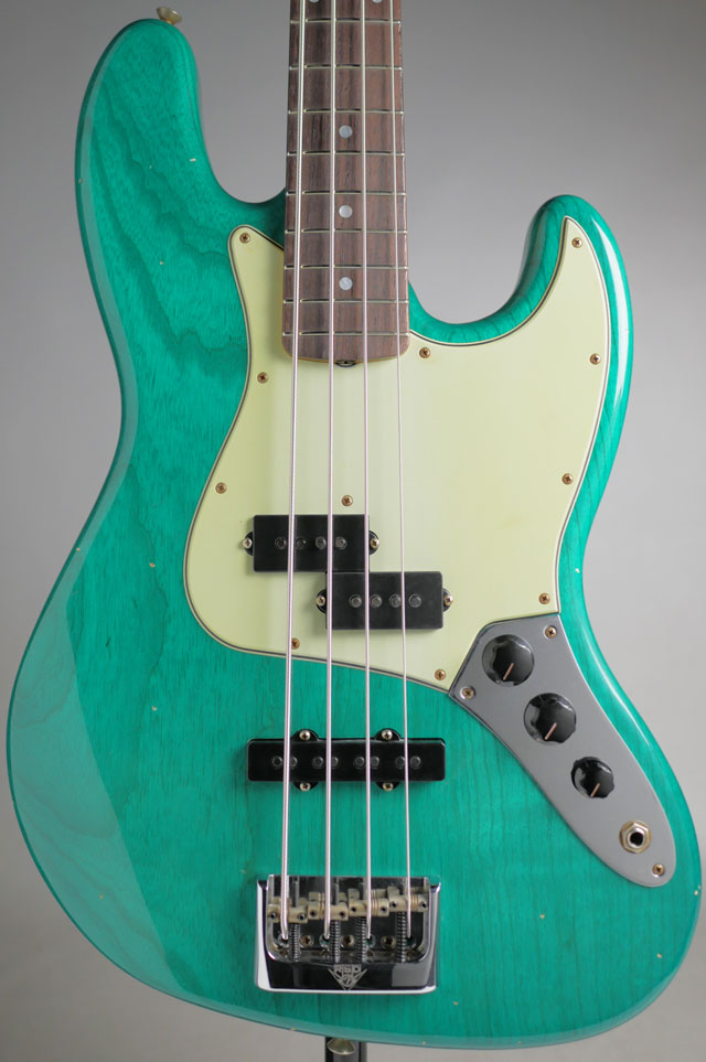 2025 Limited Edition Jazz Bass Special Journeyman Relic / Teal Green Transparent