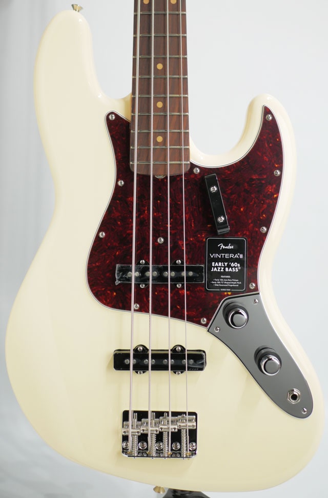Vintera III Early '60s Jazz Bass / Olympic White