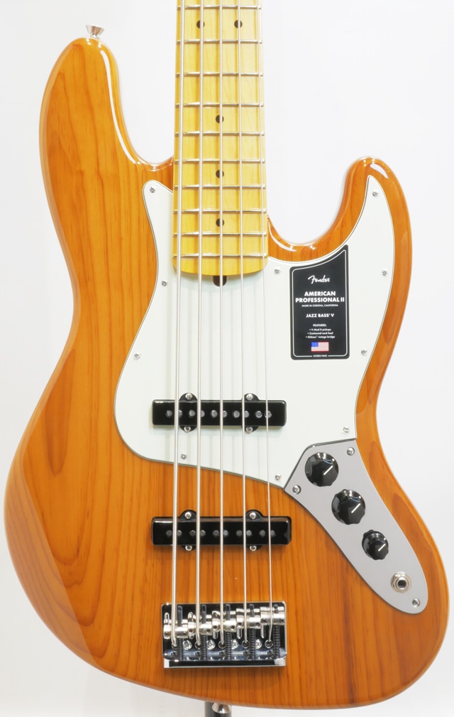 American Professional II Jazz Bass V Roasted Pine / Maple