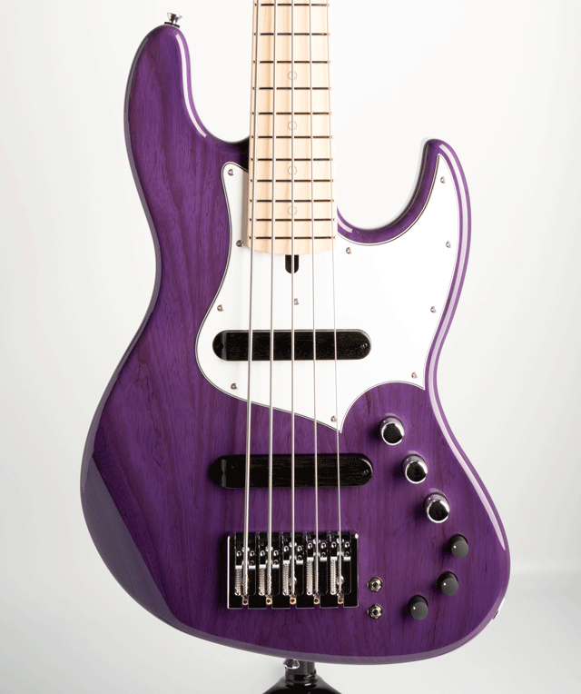 XJ-1T 5strings Transparent Purple(Poly)