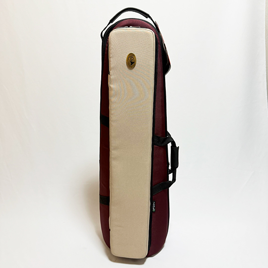 【特注カラー】MB(マーカス・ボナ)テナーバストロンボーンソフトケース/ワイン＆ベージュ