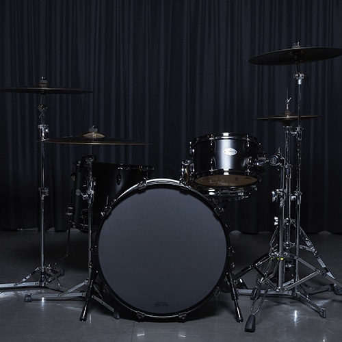 20インチ 無地フロントヘッド（リングミュートなし） BLACK