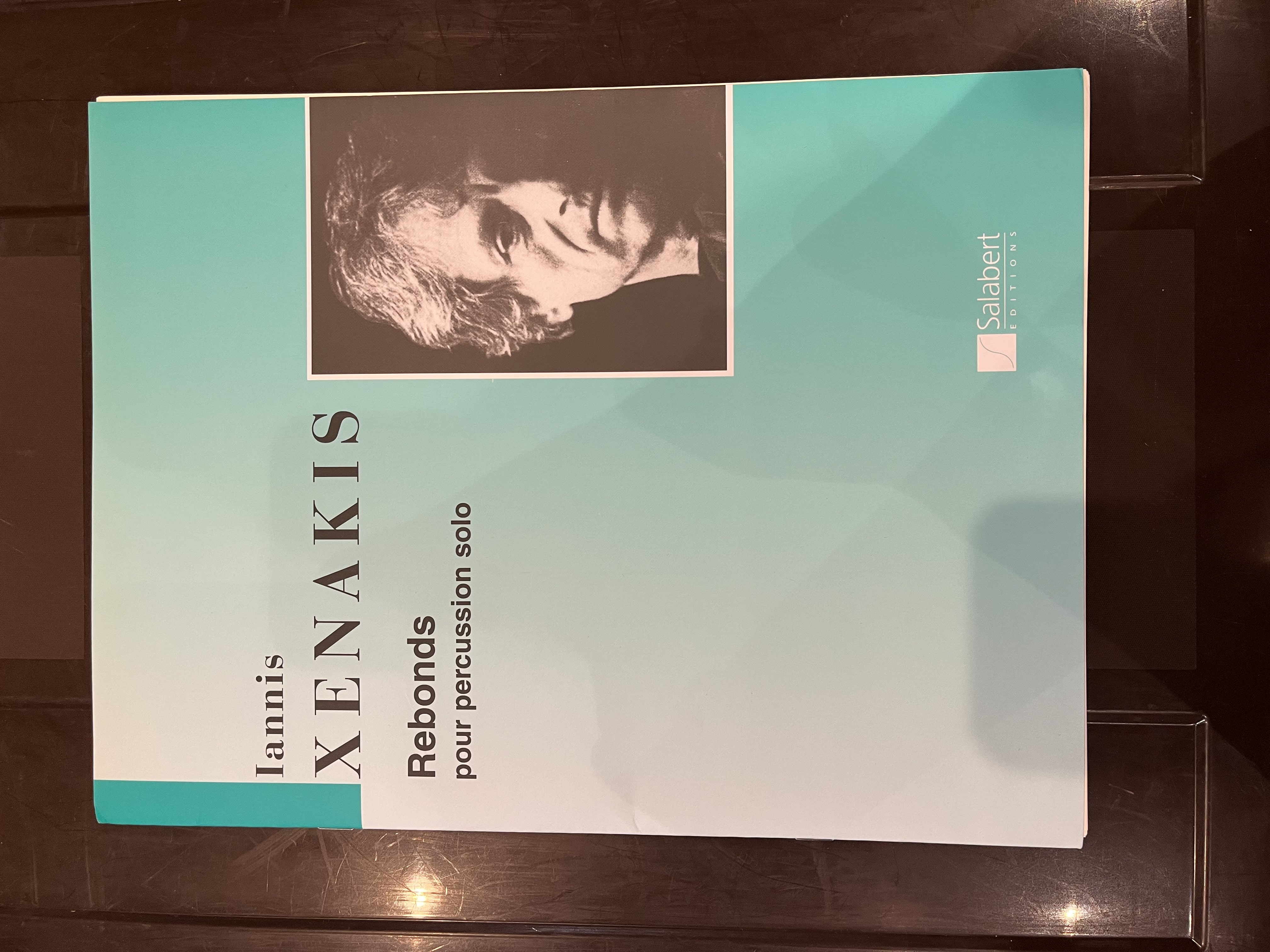 【特価楽譜】打楽器ソロ楽譜　Rebonds pour percussion solo