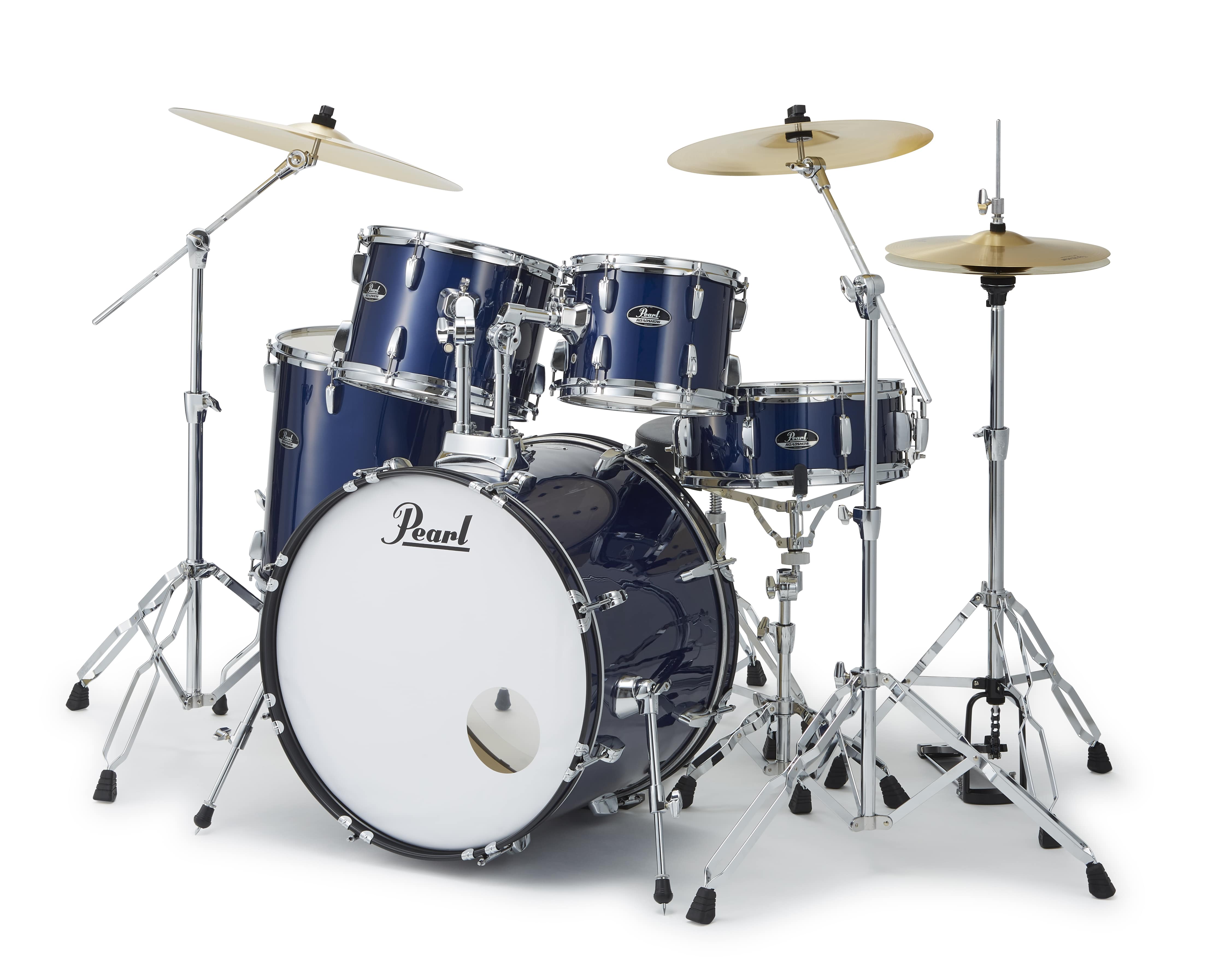 【お取り寄せ】ROAD SHOW  ドラムフルセット　22" 10" 12" 16" 14"   Royal Blue Metallic (743)