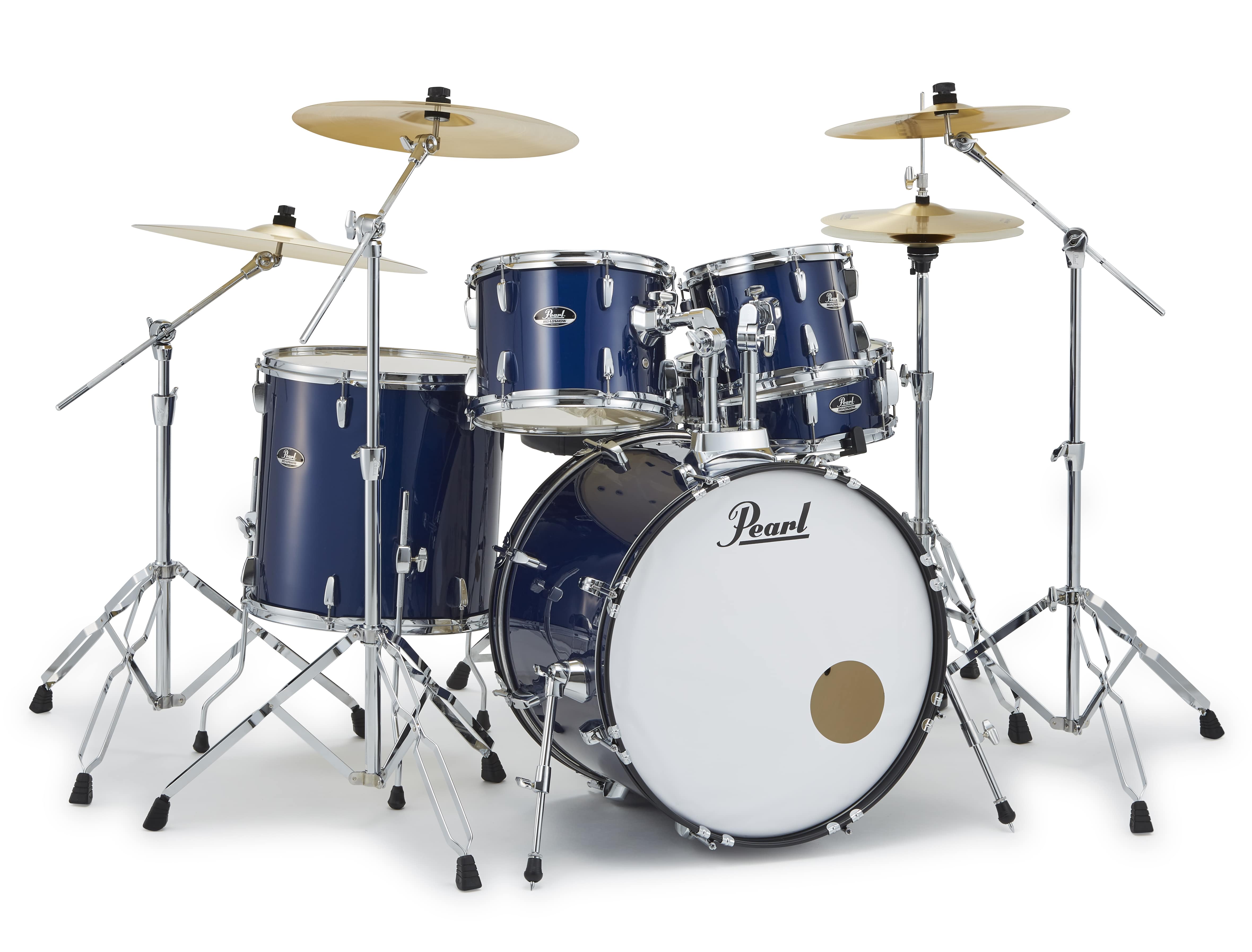 【お取り寄せ】ROAD SHOW  ドラムフルセット(2クラッシュVer)　22" 10" 12" 16" 14"   Royal Blue Metallic (743)