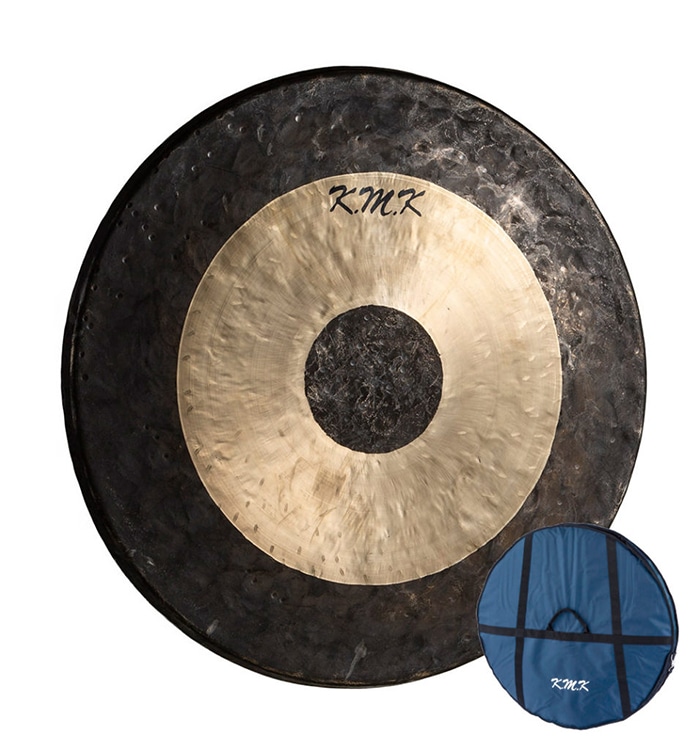 【銅鑼34インチ+ソフトケース】KK-G34SC 銅鑼（タムタム）