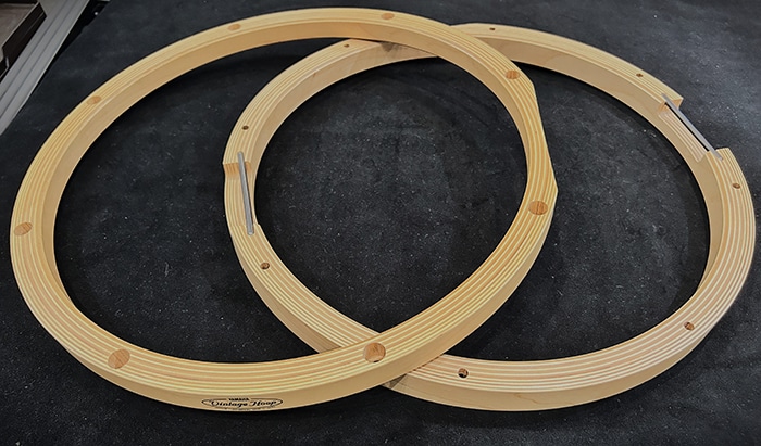 【中古品】ヴィンテージ・ウッドフープ VH1408S / 14" 8 HOLE/付属ワッシャーなし