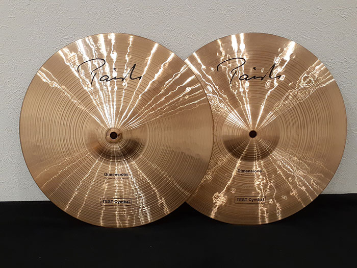 【中古品・プロトタイプ】廃盤機種 Dimensions  14" Thin Heavy Hihats 848g,1369g