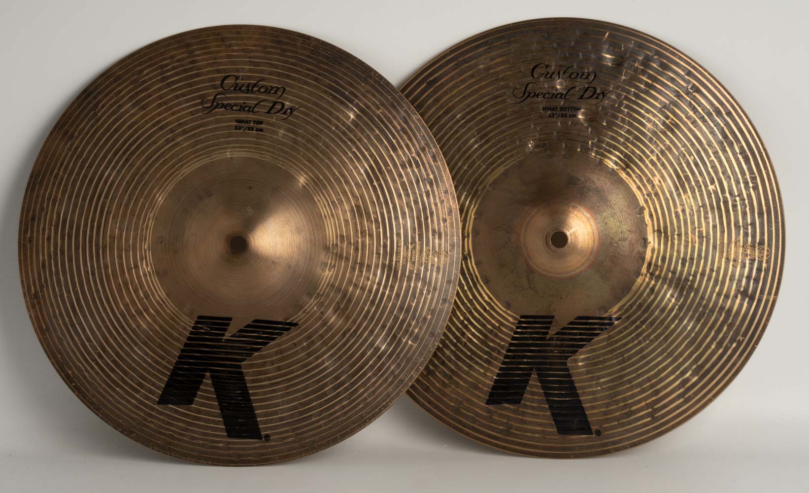 【中古品】K Custom 13" Special Dry HiHats 818g / 1,242g