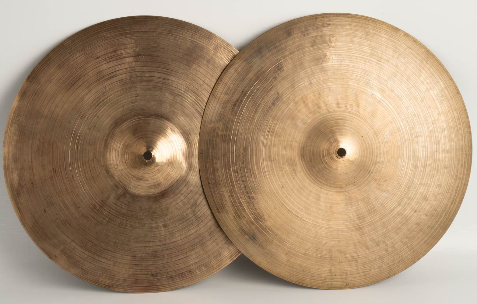 【VINTAGE】1966-77' K Zildjian Istanbul 14" HiHats New Stamp 671g/702g