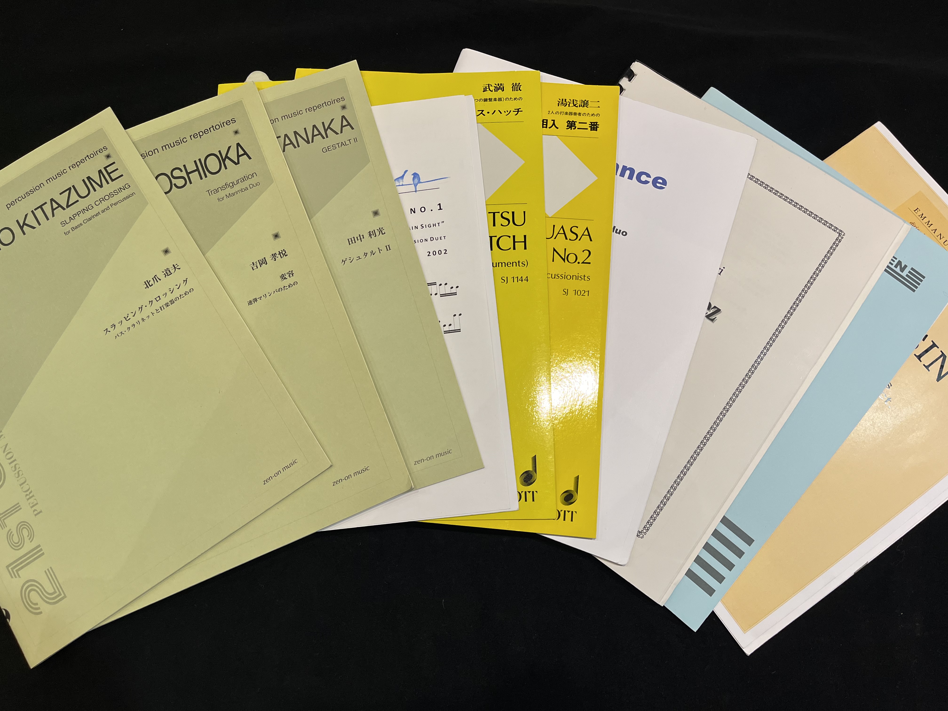 打楽器アンサンブル2重奏　ランダム3曲