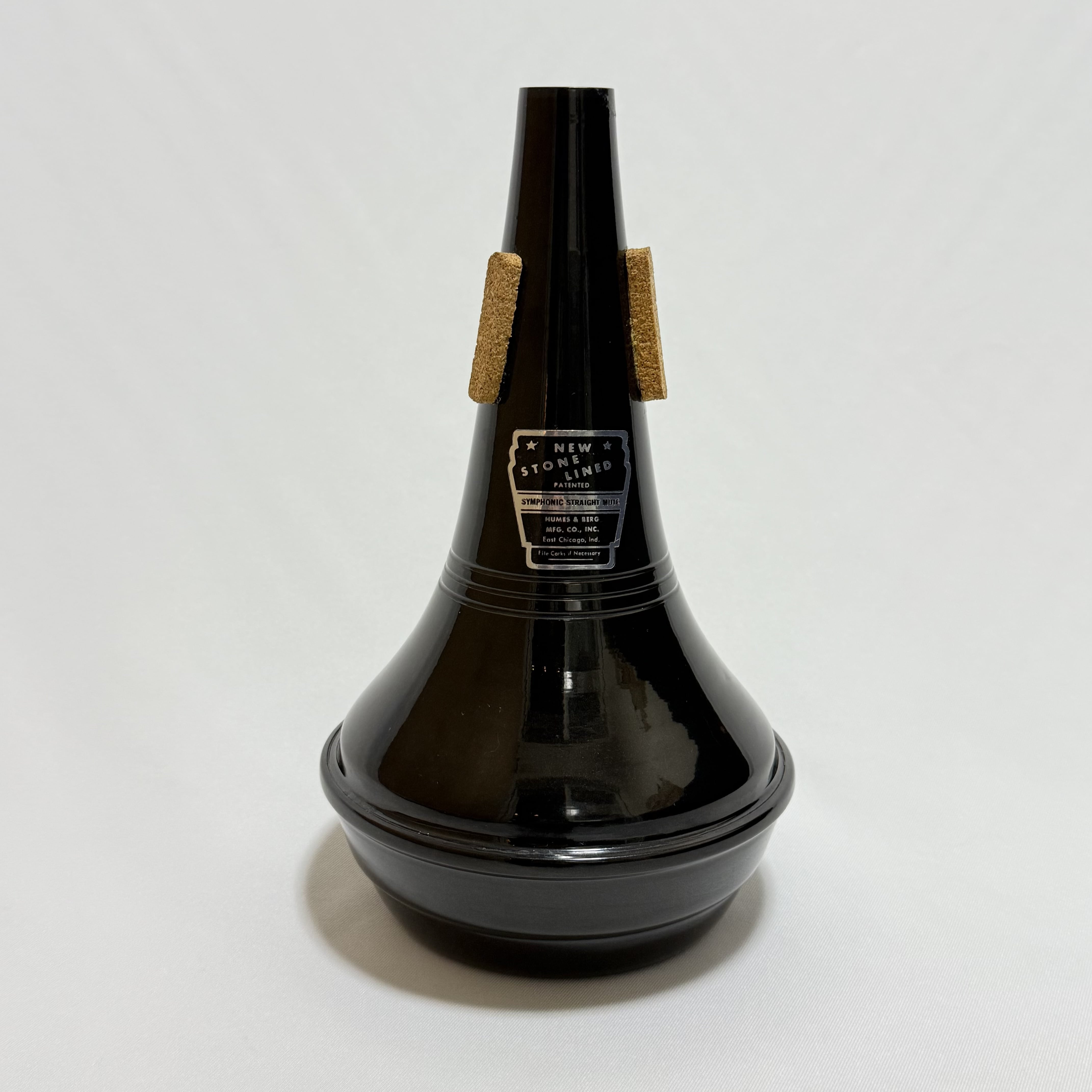 【長期在庫のため特価】NewStoneLined トロンボーン用ミュート 126BK シンフォニック ストレートアルミ ブラック