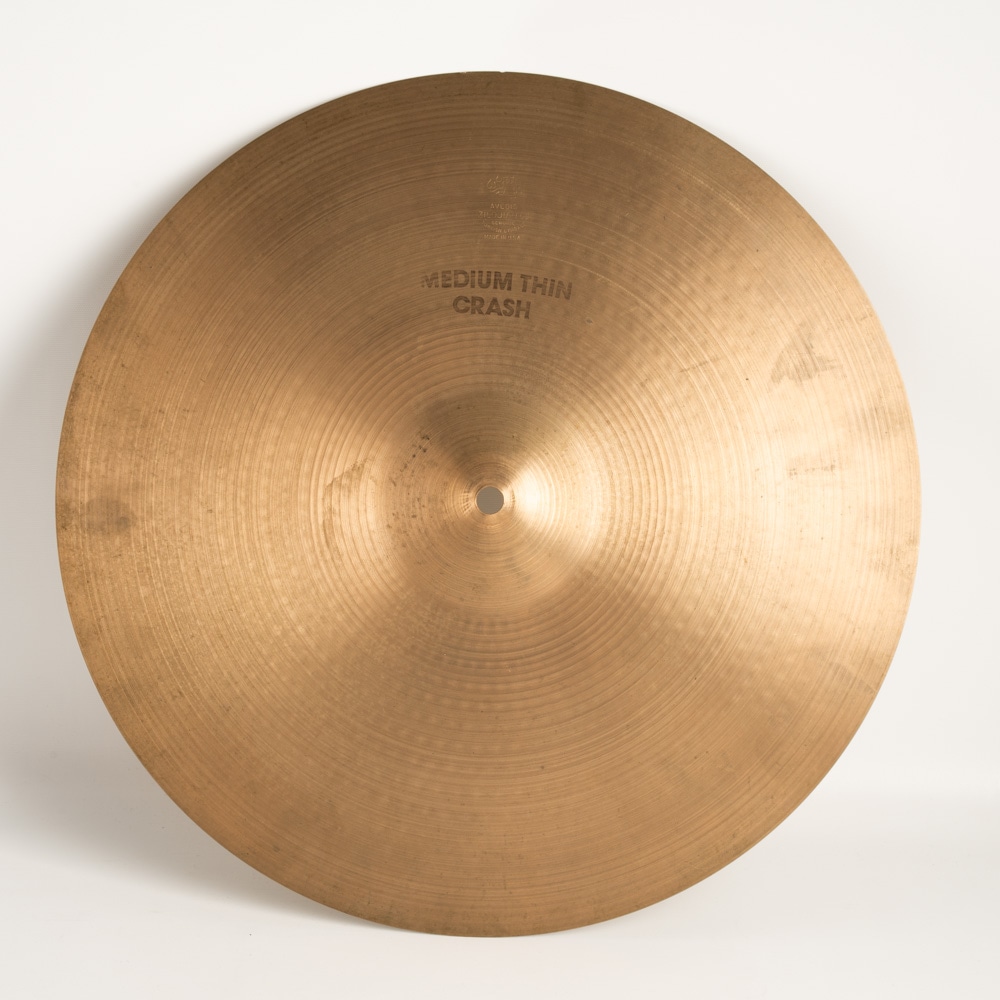 【VINTAGE】Late 70s Old A Zildjian 16" Medium Thin Crash 1,021g
