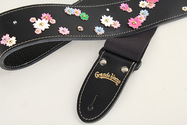 桜花幻想  L-Slide Strap 栃木レザー × ブラック【MIKIGAKKI UMEDA ORDER MODEL】