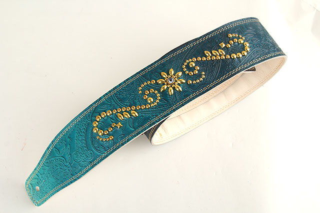 CS Studs Strap"Lily" G-Premium Paisley Blue Fade