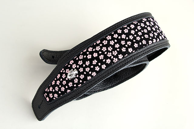 和柄レザーストラップ【桜】