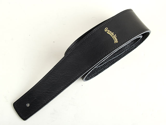 栃木レザー Slim Black / Black