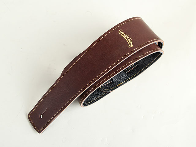 栃木レザー Slim Brown / Black