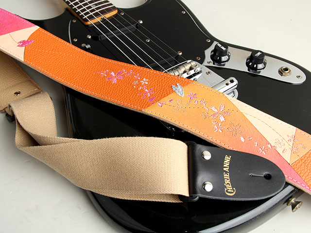 CHERIE ANNE L-Slide Strap パッチワーク 桜 Orange