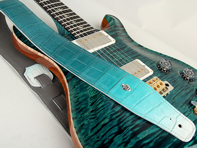 CS G-Premium Crocodile Hand Dye #4 Deep Aqua Green