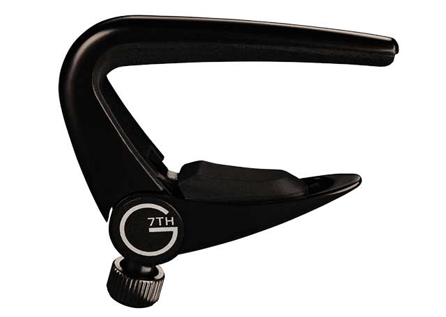 Newport Capo Black ニューポートカポ　シルバー アコースティックギター（6弦）用