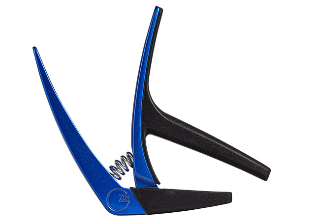 Nashville Capo Blue メタリックブルーアコースティックギター ( 6弦 )用