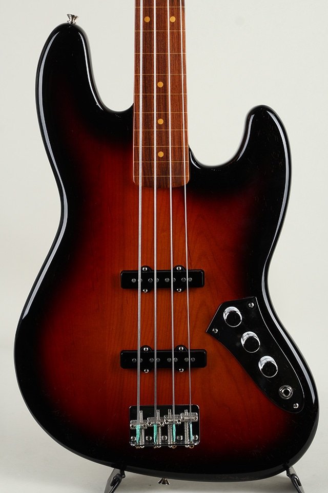 Jaco Pastorius Jazz Bass Fretless Pau Ferro 3-Color Sunburst【S/N T904247】