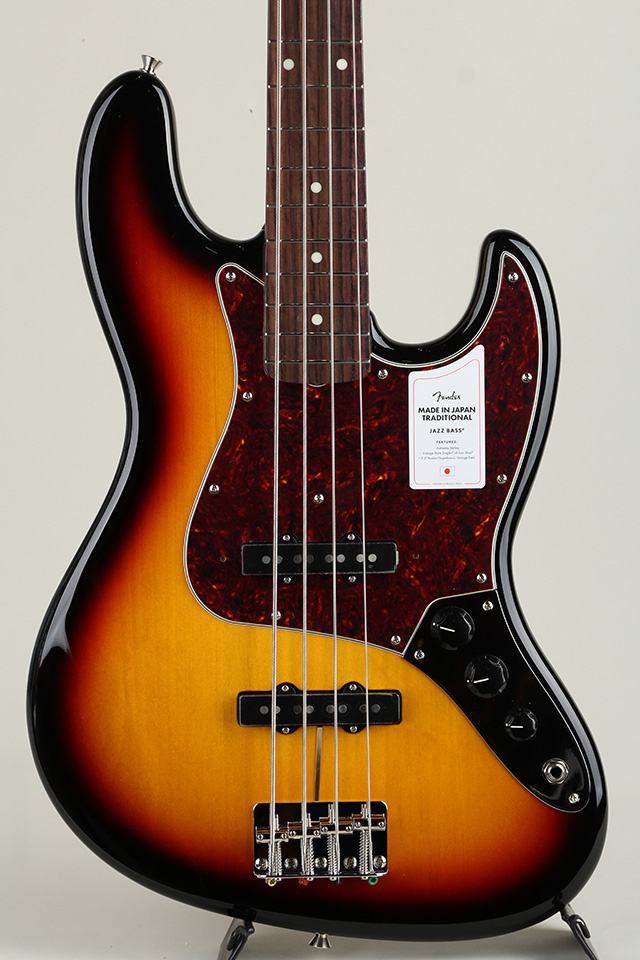 Made In Japan Traditional 60s Jazz Bass RW 3-Color Sunburst【S/N JD25029941】