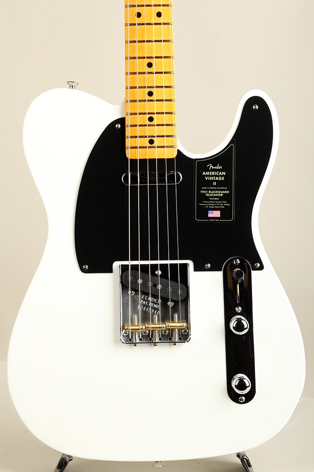 American Vintage II 1951 Telecaster MN Prototype White【S/N V2435940】