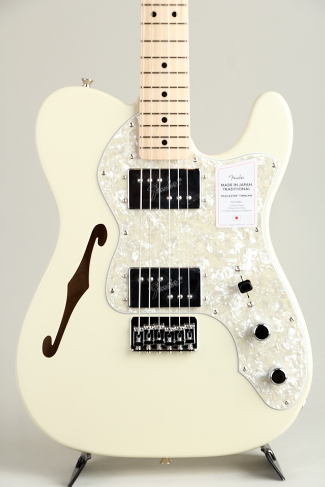 Made in Japan Traditional 70s Telecaster Thinline MN Olympic White【S/N JD25028678】