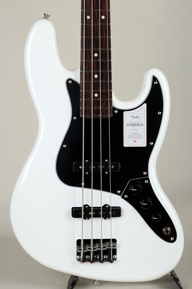 Made in Japan Hybrid II Jazz Bass RW Arctic White