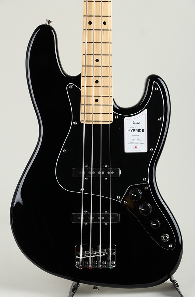 Made in Japan Hybrid II Jazz Bass Black【S/N JD25020163】