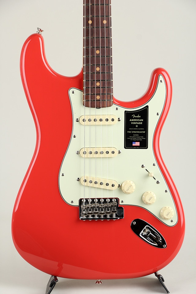 Limited Edition American Vintage II 1961 Stratocaster 3A RW Fiesta Red【S/N V2553630】
