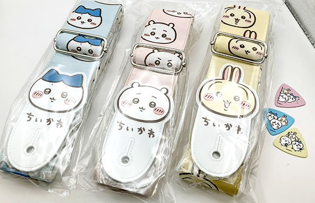 【3本セット販売】 ちいかわストラップ CKST-CK(ちいかわ) / CKST-HW(ハチワレ) / CKST-US(うさぎ) + ピックセット