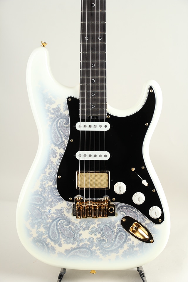 OWL-ST / “DROP”series "Victoria" White Burst w/Paisley