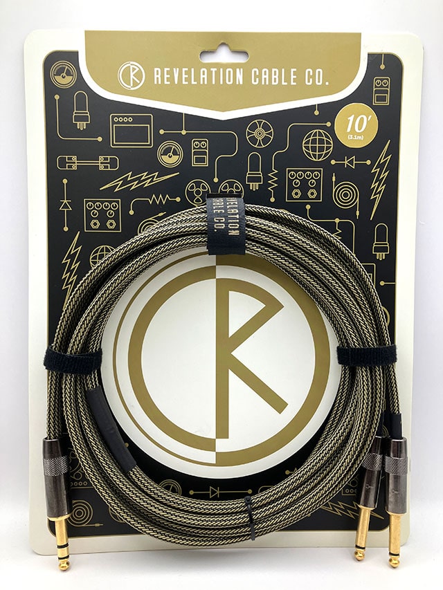 Black Gold Tweed Stereo Insert Cable - BTPA CA-0678【10ft (約3.1m) S/DUAL S】