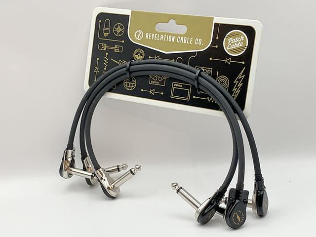 Revelation Mini Patch Cable 12" ( 約30cm ) 3本SET【Black/Black/Black】