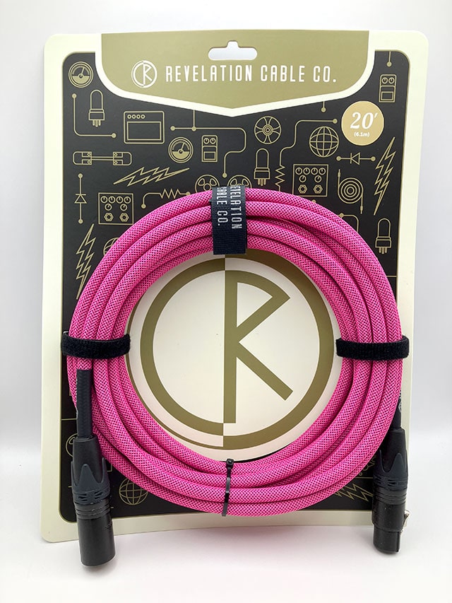 PINK XLR Cable - Sommer SC-Primus 20ft (約6.1m) XLR-M to XLR-F