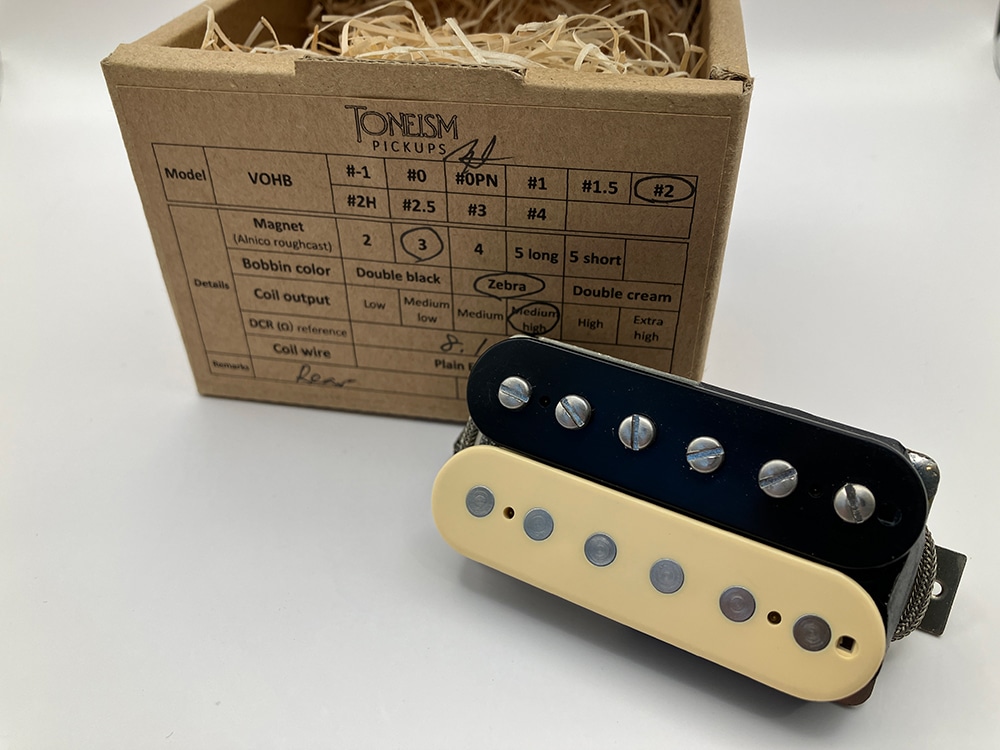 VOHB #2 Zebra Alnico 3 Rear【S/N:5 0799】