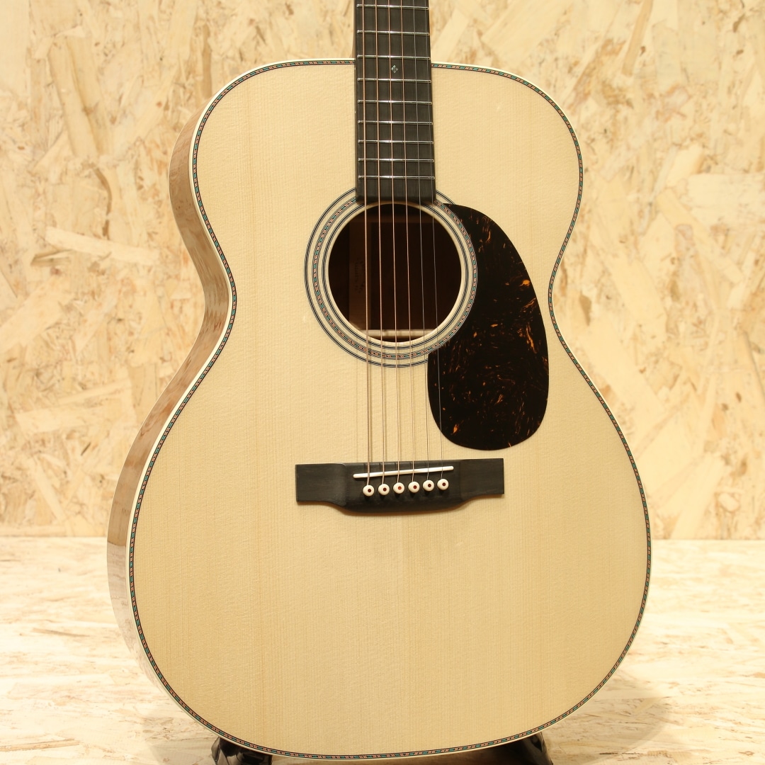 CTM OM-28 High Altitude Swiss Spruce Quilted Bubinga