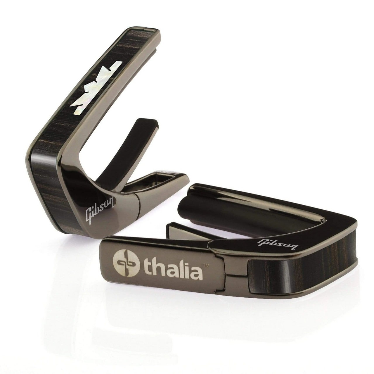 GIBSON BLACK CHROME FLAT CROWN - BLACK EBONY