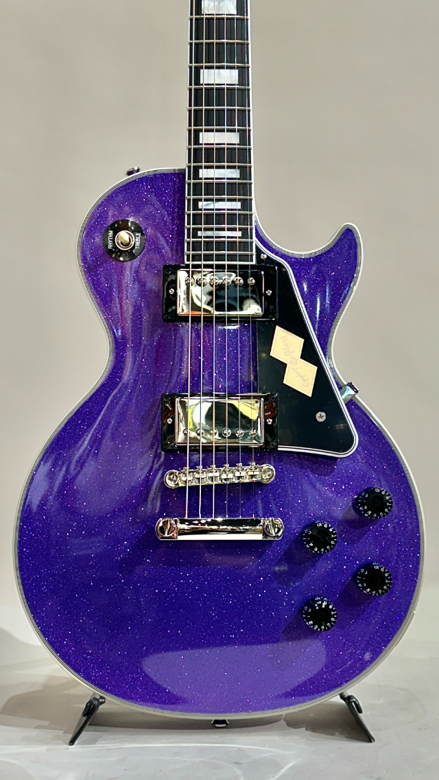 Inspired by Gibson Custom Les Paul Custom  Amethyst Sparkle【S/N 26031526949】