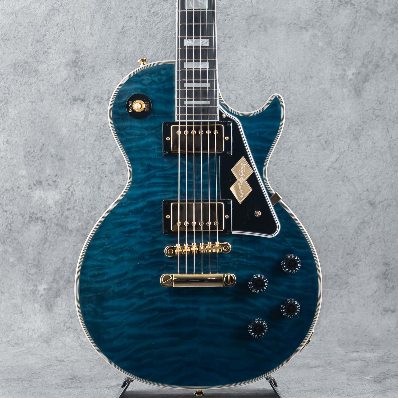 Japan Exclusive Dealer Select IGC Les Paul Custom Quilt Top Viper Blue #26071528152