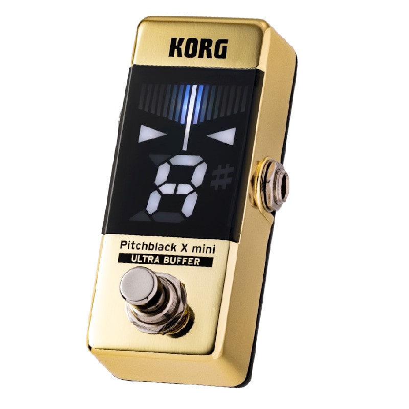 Pitchblack X mini GOLD ［PB-X-MINI MG］ ゴールド CHROMATIC PEDAL TUNER 【数量限定 200台】