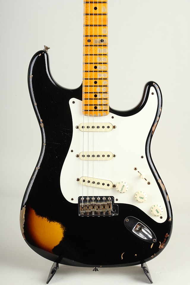 1957 Stratocaster Heavy Relic Black over 2TS 2015