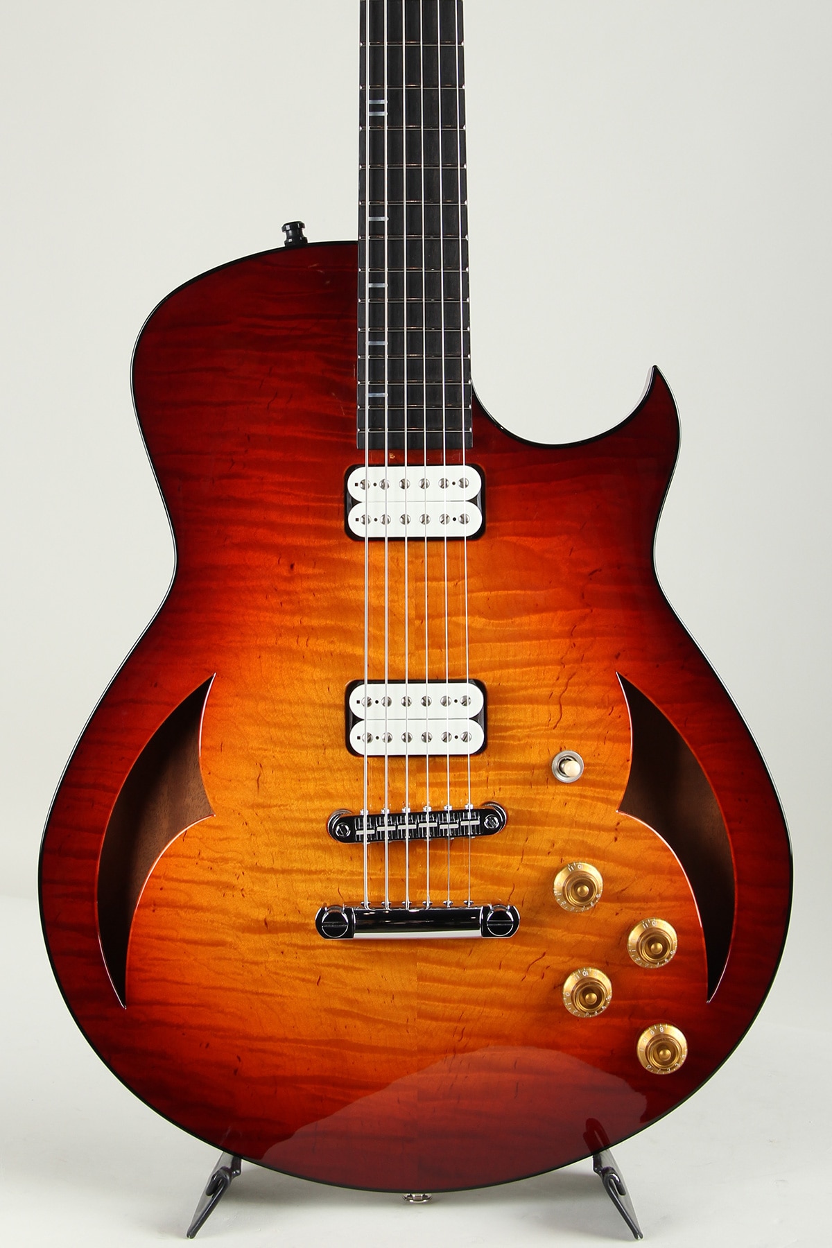 Semi Hollow Baritone 59 Burst / Figured Maple&Mahogany Back "The first one" 2023